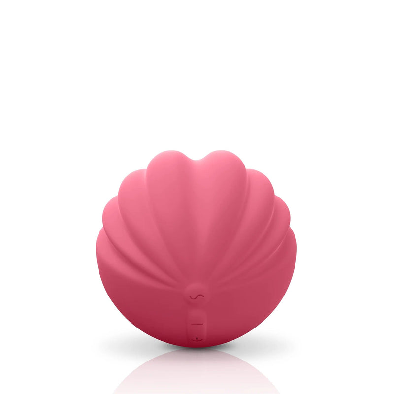 Front-facing shell shaped clitoral stimulator JJ-salmon