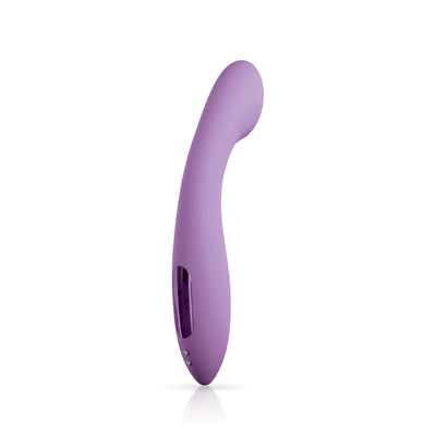 Back-facing angled g-spot, clitoral and full body massager JJ-lilac