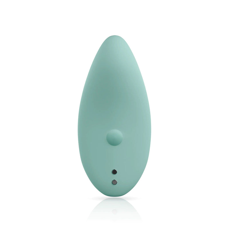 Back view of clitoral vibrator JJ-cactus green