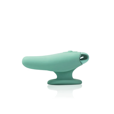 Two Prong tongue Vibrator, Form 2 gripp in the green color