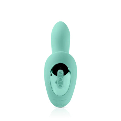 Pulsus G-Spot Vibrator for women green color bottom image