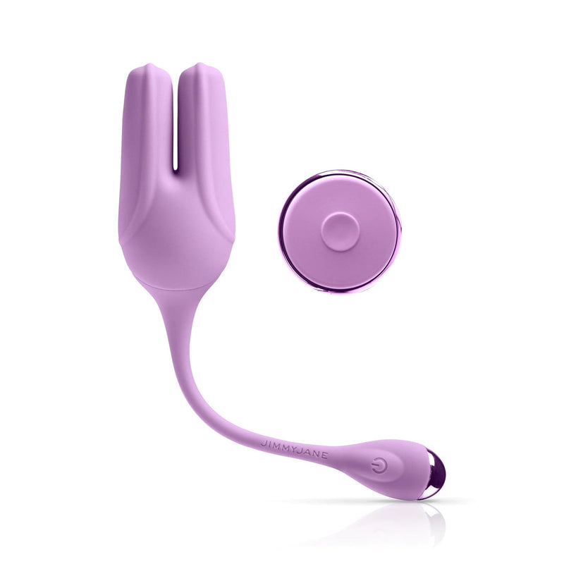 Vibrating dual motor kegel trainer with remote