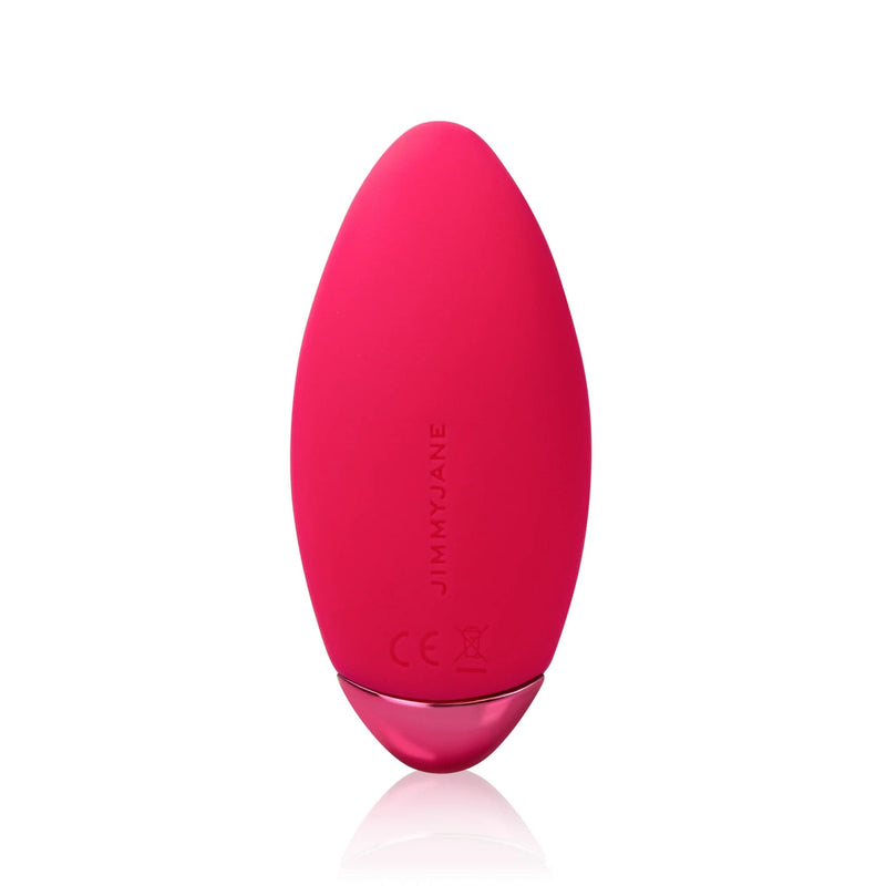 the back of the curved small vibrator Form 3 pink by JimmyJane 