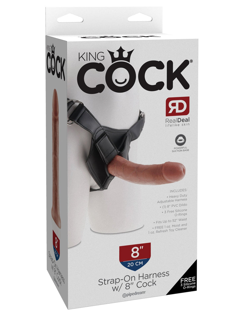 king-cock-strap-on-harness-with-8-cock-tan