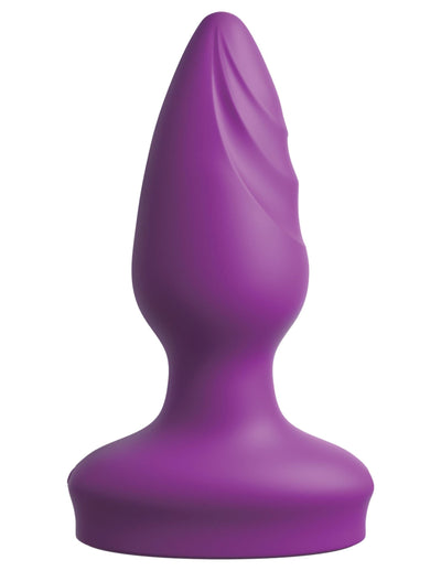 Front view of 3Some Wall Banger Plug-Purple