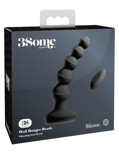 Packaging picture with image on package of 3Some Wall Banger Beads