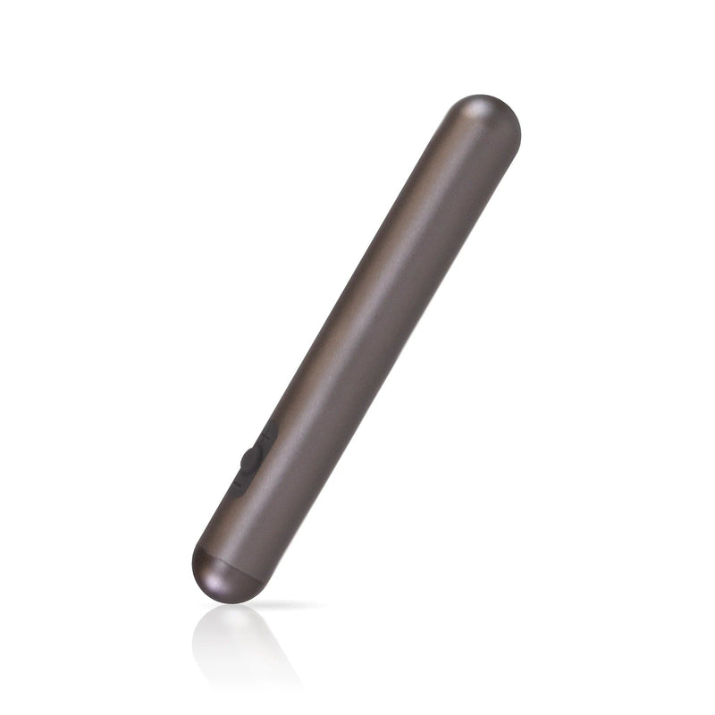 Angled side facing bullet vibrator in metallic space grey 