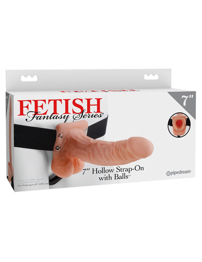 fetish-fantasy-series-7-hollow-strap-on-with-balls-light-black