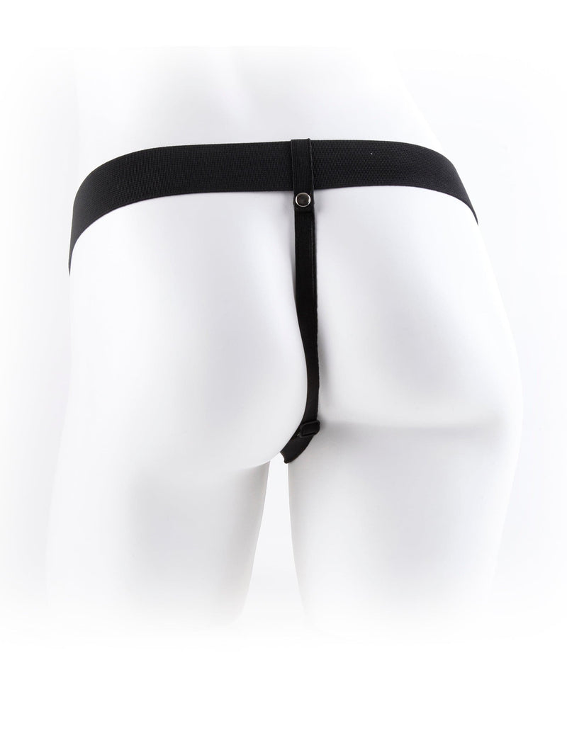fetish-fantasy-series-9-hollow-strap-on-with-balls-brown