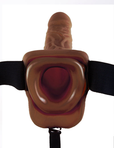 fetish-fantasy-series-9-hollow-strap-on-with-balls-brown