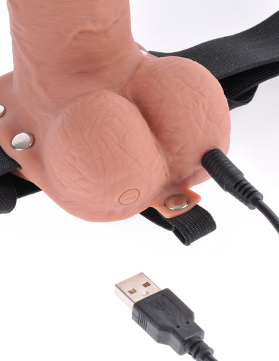 fetish-fantasy-series-7-hollow-strap-on-with-remote-tan-black