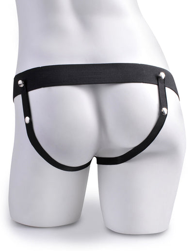 fetish-fantasy-series-8-hollow-strap-on-with-remote-brown-black
