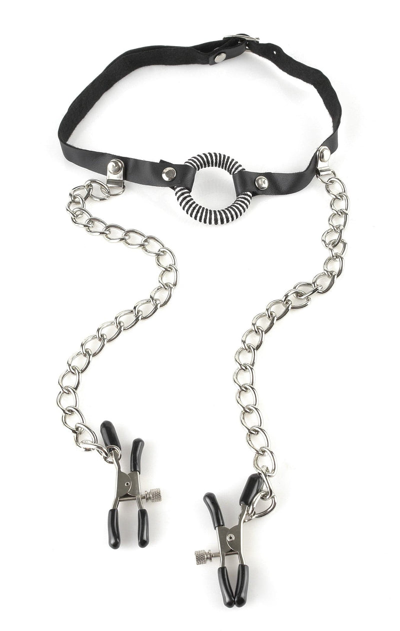 fetish-fantasy-series-o-ring-gag-nipple-clamps-black-silver