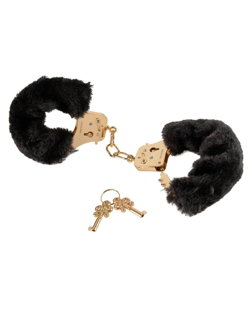 fetish-fantasy-gold-deluxe-furry-cuffs-gold-black