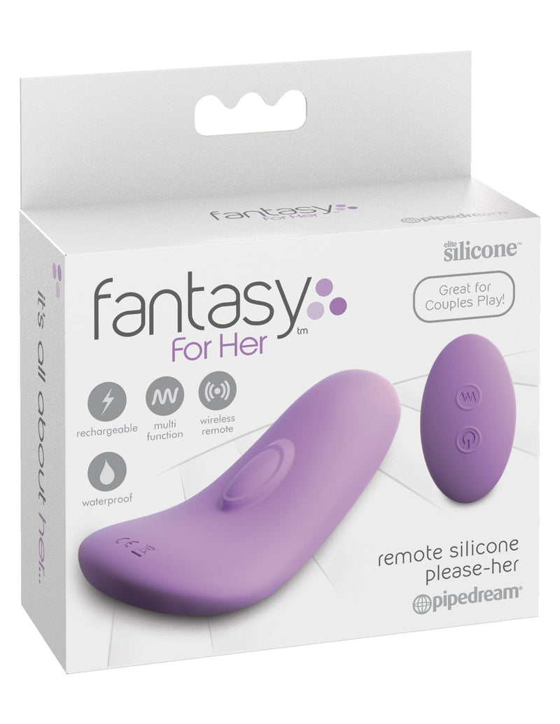 Clitoral Fantasy For Her Remote Control Silicone Purple