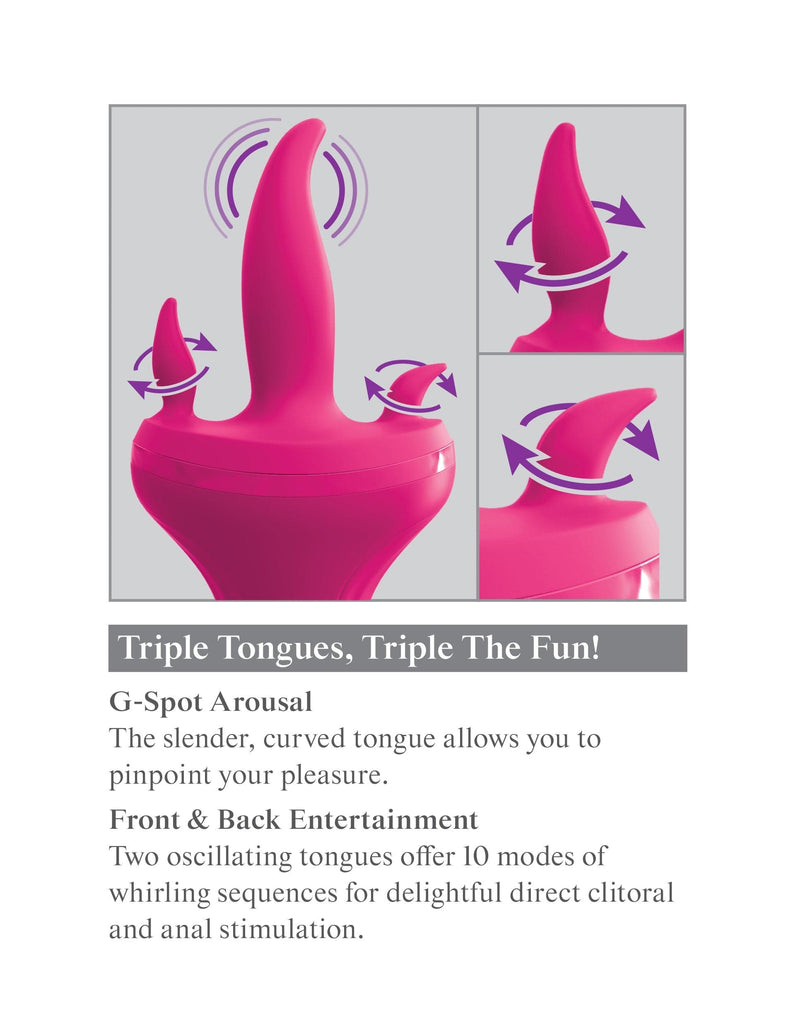 3Some Holey Trinity - Pink image showing three movements and vibrations