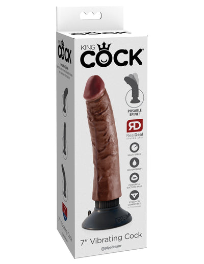 king-cock-7-vibrating-cock-brown