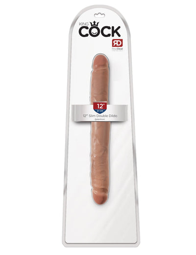 king-cock-12-slim-double-dildo-tan