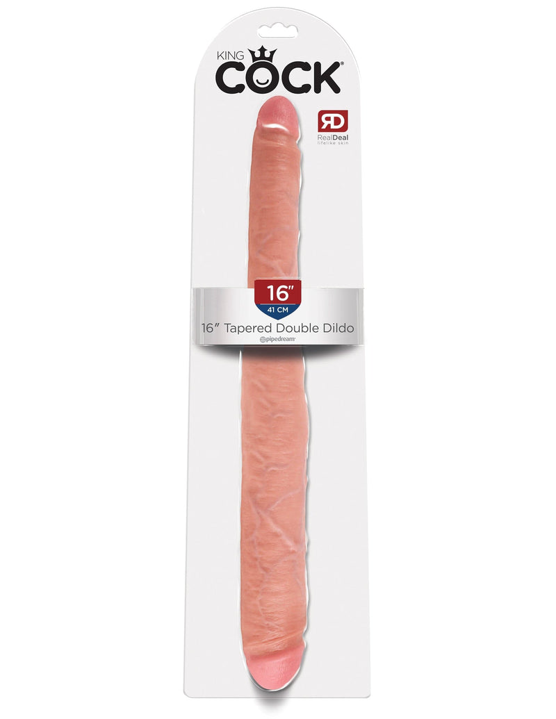 king-cock-16-tapered-double-dildo-light