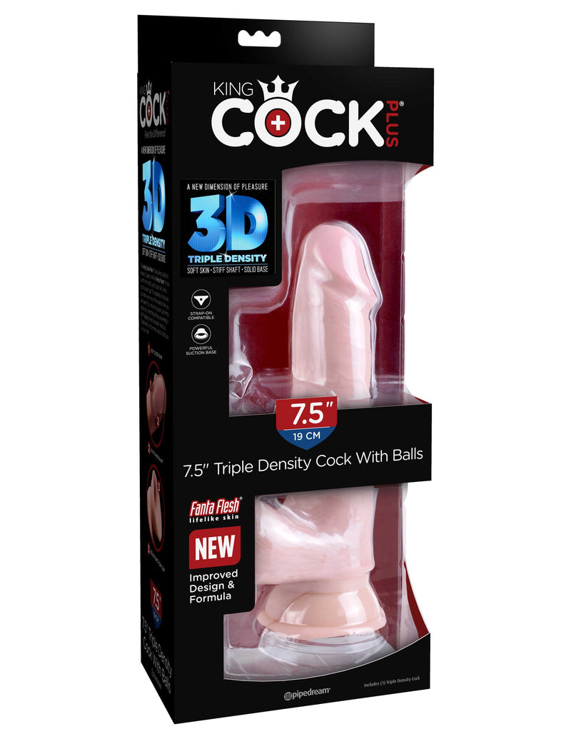 king-cock-plus-7-5-triple-density-cock-with-balls-light