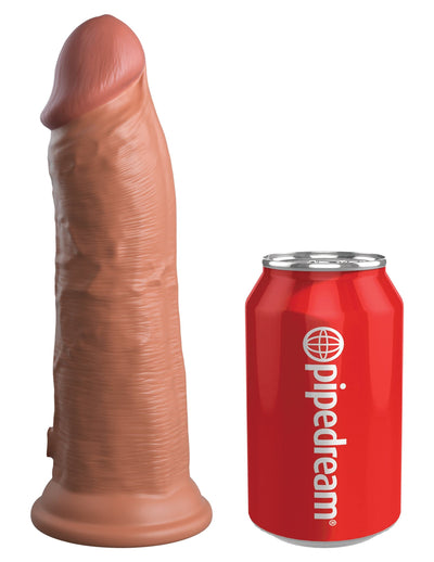 king-cock-elite-8-silicone-dual-density-cock-tan