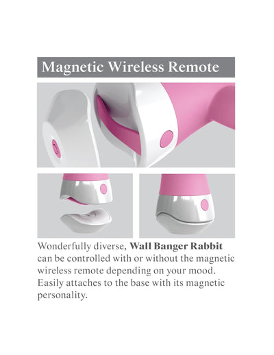 Picture of Magnetic Wireless Remote of 3Some Wall Banger Rabbit - Pink