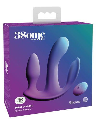Packaging picture with image on package of 3Some  Total Ecstasy - Purple