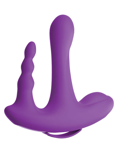 Front view of 3Some Rock N' Ride - Purple