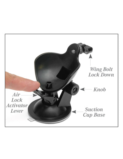 hands free male masturbator white support