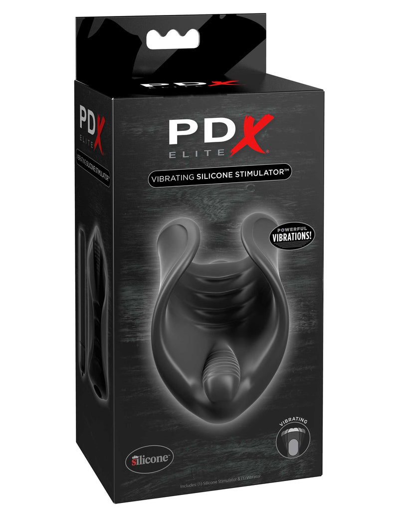 pdx-elite-vibrating-silicone-stimulator-black